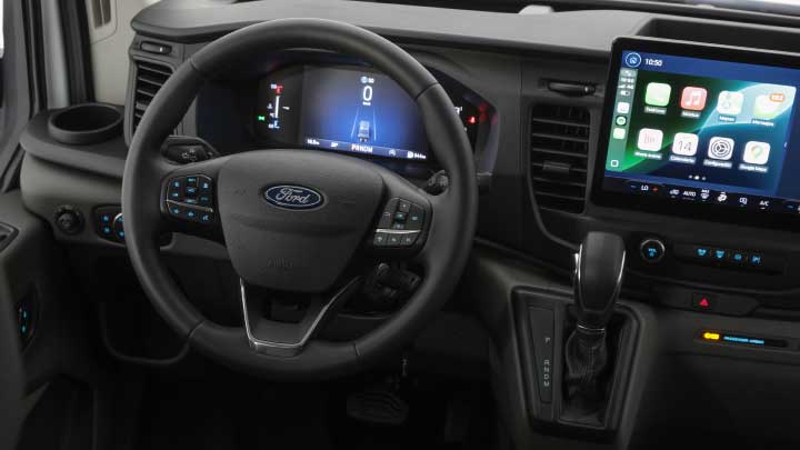 Panel de instrumentros de la Ford Transit Chasis
