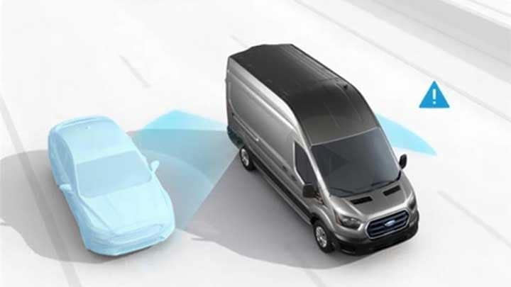 Sistema de información de punto ciego de la Ford Transit Van