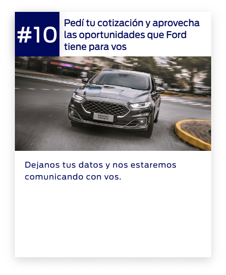 Mondeo Híbrido Cards