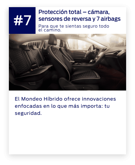 Mondeo Híbrido Cards