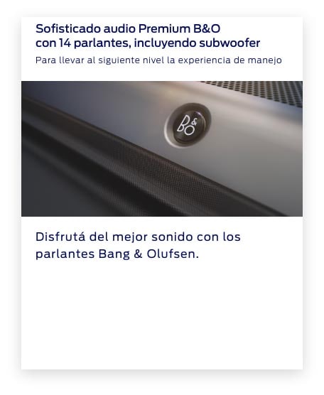 Sistema de audio premium B&O de la F-150 Raptor