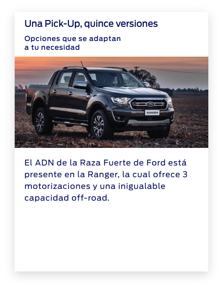 Versiones Ford Ranger off-road